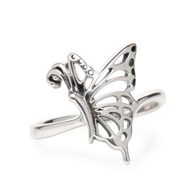 Sterling Silver Butterfly Ring