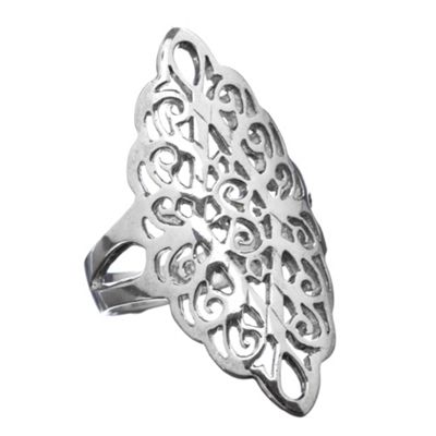 Simply Silver Sterling Silver Vintage Filigree Ring