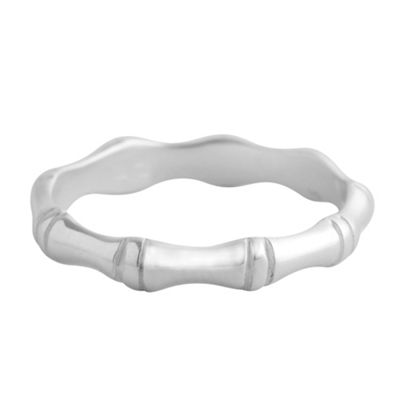 Simply Silver Sterling Silver Bamboo Style Ring