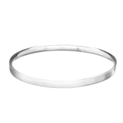 Simply Silver Sterling Silver Square Edge Bangle