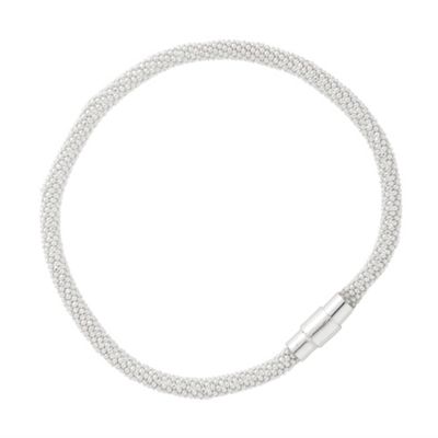 Sterling Silver Mesh Magnetic Bracelet