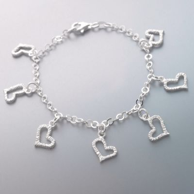 Heart Charm Bracelet