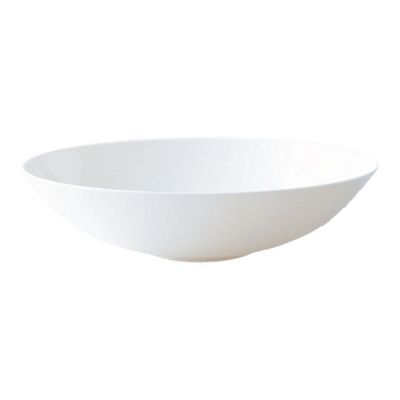 White pasta bowl