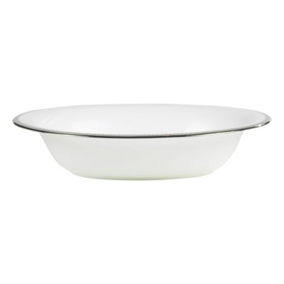 White Grossgrain vegetable dish