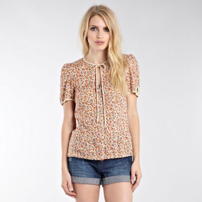 Multi Ditsy Print Blouse