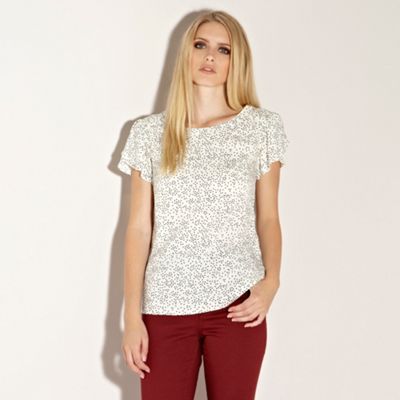 Warehouse White Star Spot Blouse