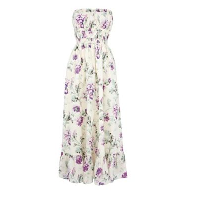 Fashion Maxi Dresses on Vintage Floral Bandeau Maxi Dress By Warehouse 58606 4453056499