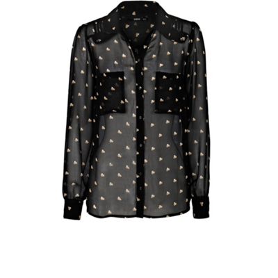 Oasis Safari spot blouse