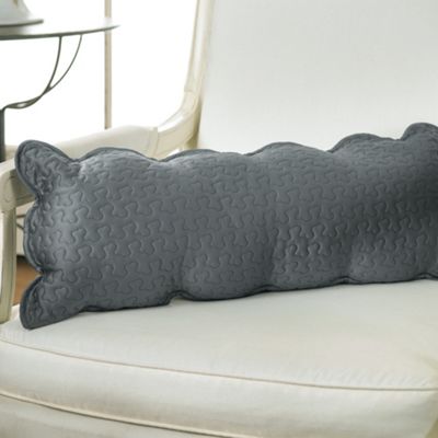 Dark grey Floriane cushion