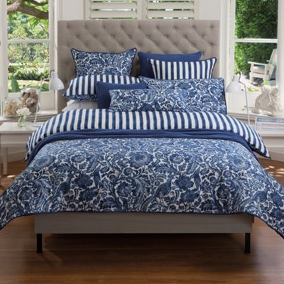 Blue Acacia bed linen