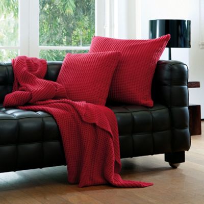 Bright red Haden throw