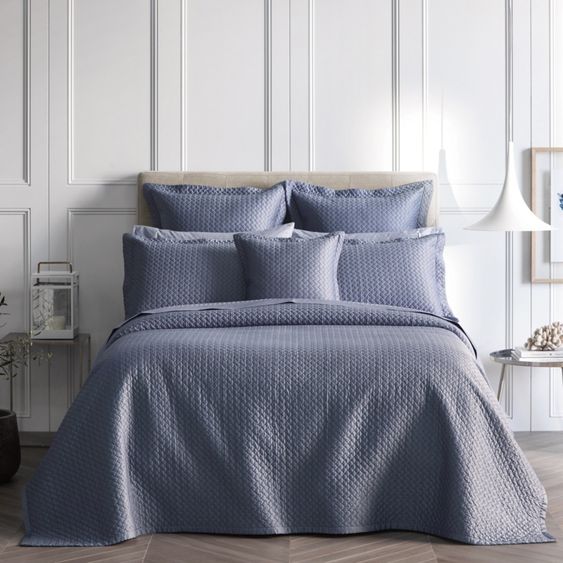 Sheridan - Mid Blue 'Lancet' Bedcover Review