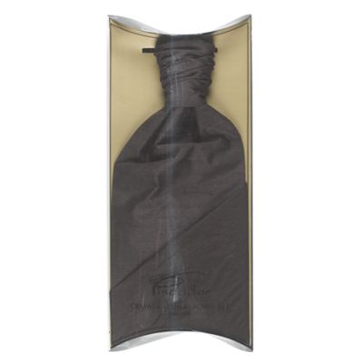 Black pure silk cravat