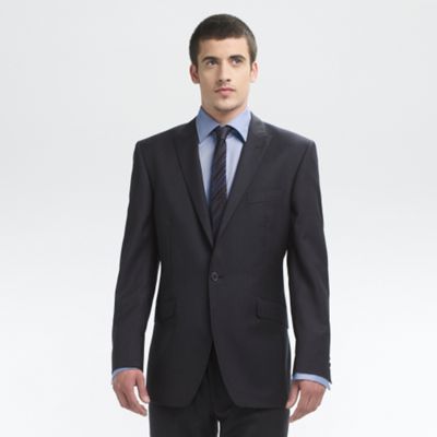 Blue pick & pick Kings fit suit jacket