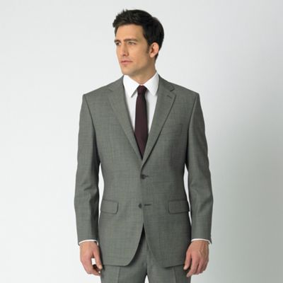 Beige Semi Plain Washable Suit Jacket