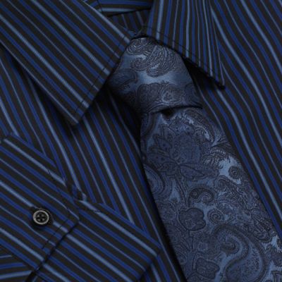 Blue bright stripe shirt Now �35.00 Save 13%