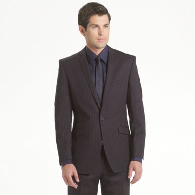 Navy Stripe Fashion Suit Jacket