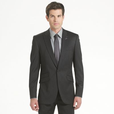 Black Stripe Fashion Suit Jacket