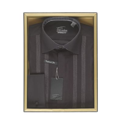 Black regular fit shirt Now �30.00 Save 14%