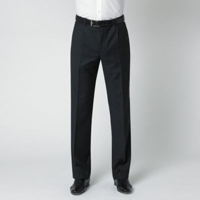 Blue Pick And Pick Washable Suit Trouser