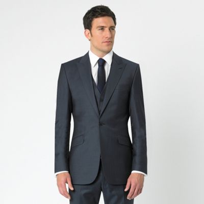 Blue Tonic 1 Button Suit Jacket