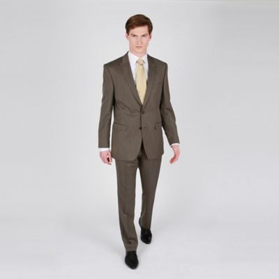 Bronze Pindot Fashion Suit Trouser