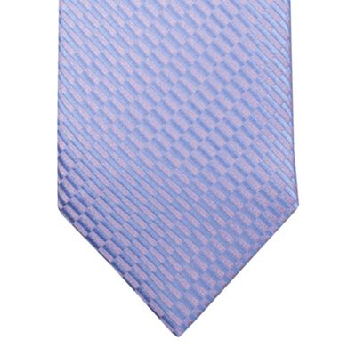 Pink Texturted Plain Tie
