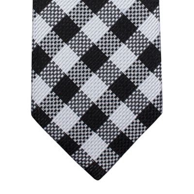 Black Chessboard Tie