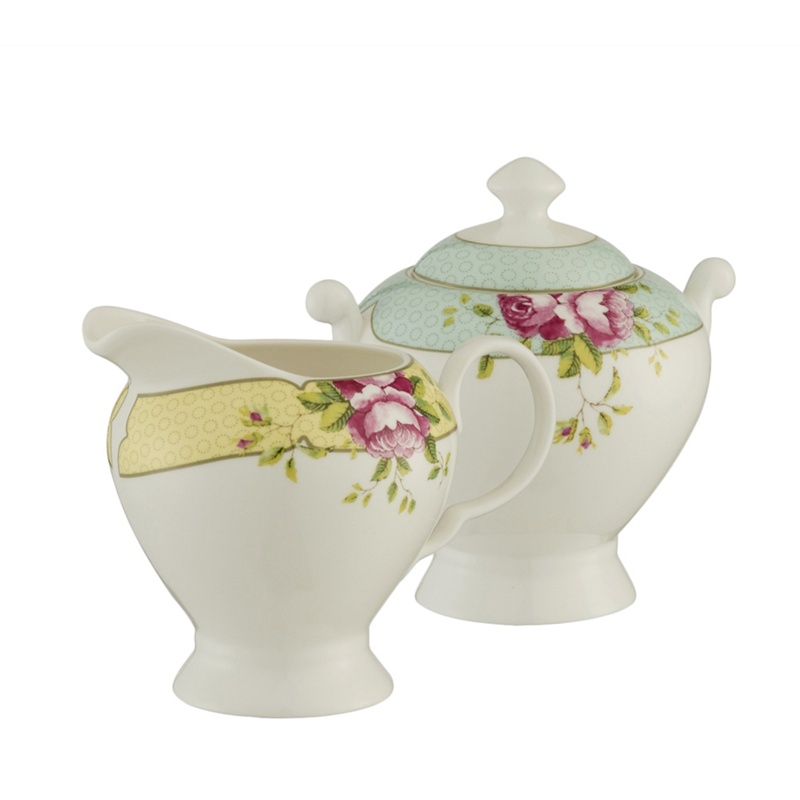 Aynsley China - Archive Rose Sugar And Cream Set Review