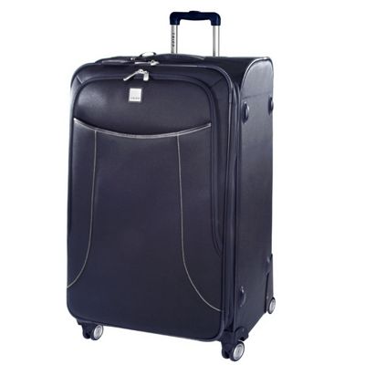 Navy full circle large suitcase