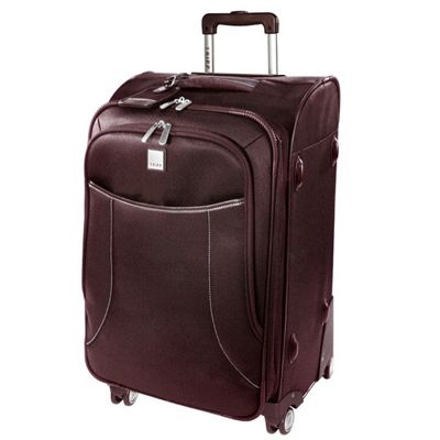Chocolate full circle medium suitcase