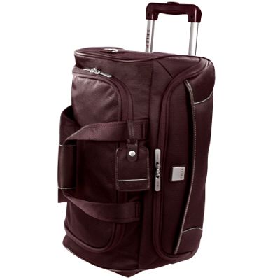 Chocolate full circle small wheel duffle