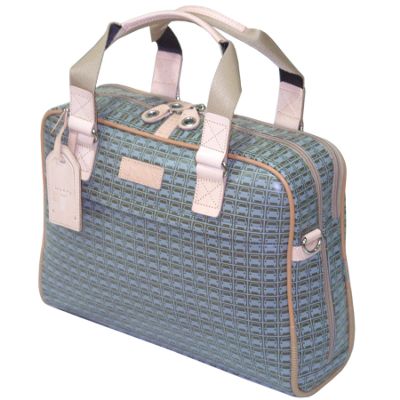 Graphite small car print laptop shoulder bag