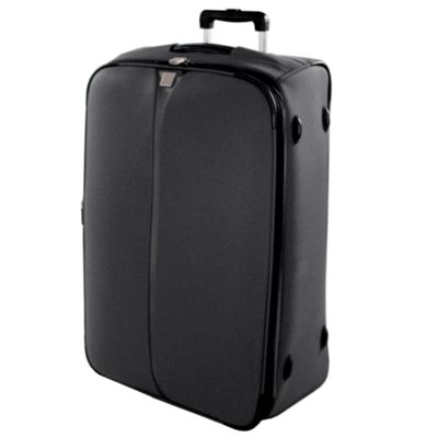Black superlite large suitcase