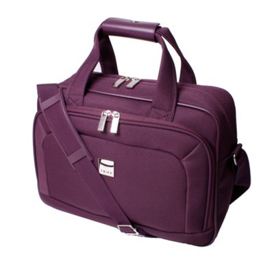 Aubergine ultra glide flight bag