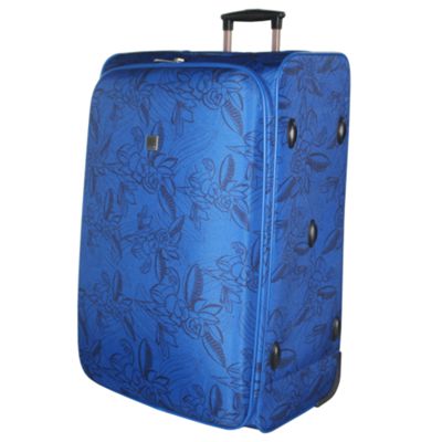 Blue express rose medium suitcase