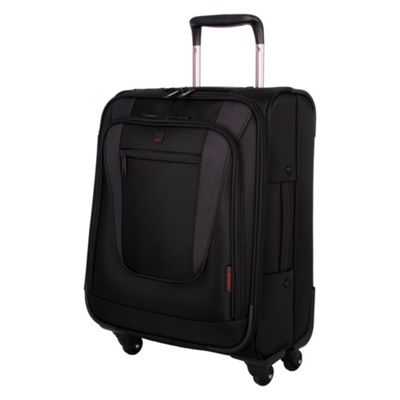 Black Technology Carry On 4 Wheel Suitcase