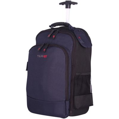 Black/navy GT backpack on wheels