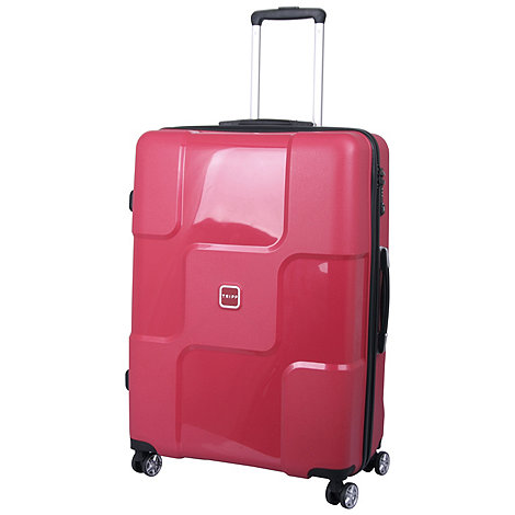 Tripp World 4 wheel Large Suitcase Ruby- at Debenhams