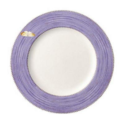 Blue 'Sarah's Garden' side plate