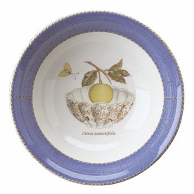 Blue 'Sarah's Garden' cereal bowl