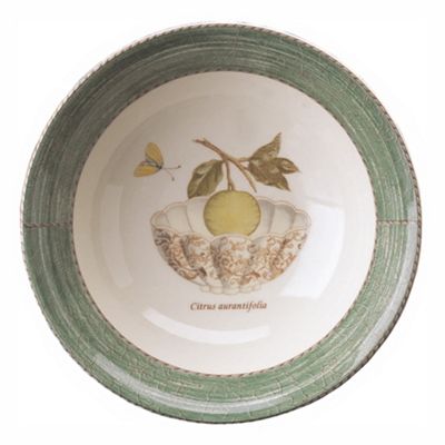 Green 'Sarah's Garden' cereal bowl