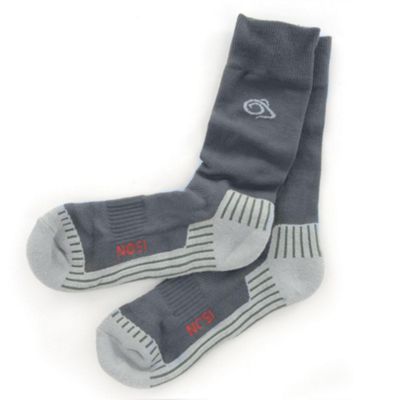 Grey insect repelling adventure socks