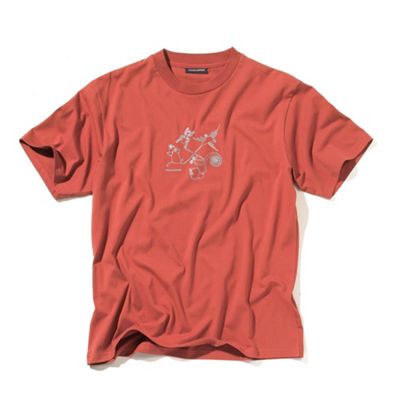 Craghoppers Terracotta branded print t-shirt