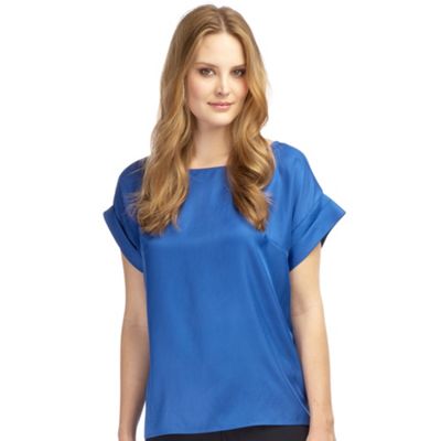 Electric Blue Box Blouse