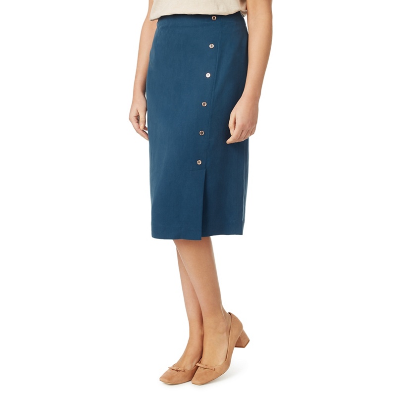 Eastex navy hotsell pencil skirt