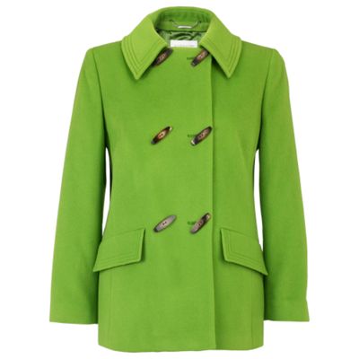 Apple Green Pea Coat �79