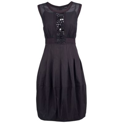 Black Puff-Ball Dress