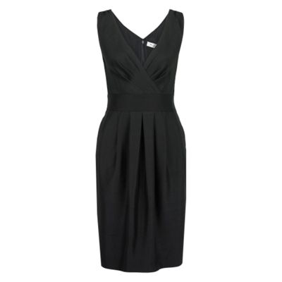 Crossover Pleated Dress