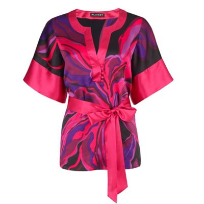 Orchid Kimono Top